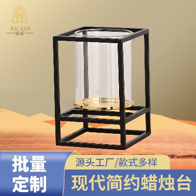 简约ins风蜡烛台居家软装客厅摆件蜡烛台批发卧室配置装 摆件定制