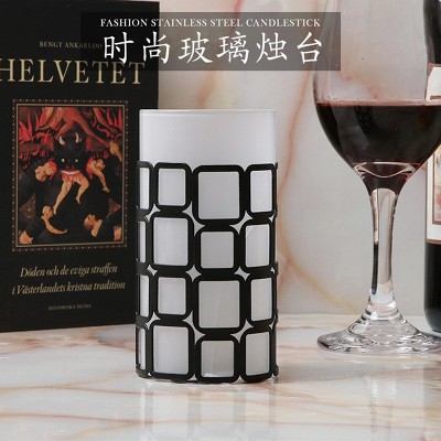 欧式现代简约玻璃烛台蜡烛香炉摆件家居创意装饰礼品浪漫婚庆定制