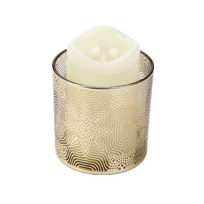 欧式浪漫玻璃烛台香薰蜡烛杯西餐烛光晚餐蜡烛台餐桌摆件批发定制