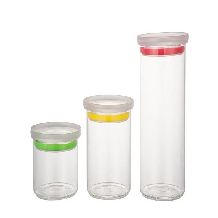 Glass sealed can
