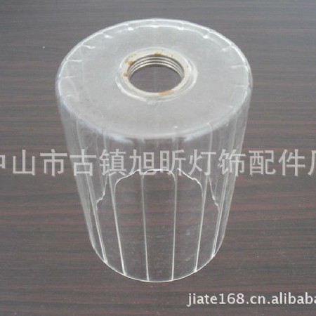 The glass vase