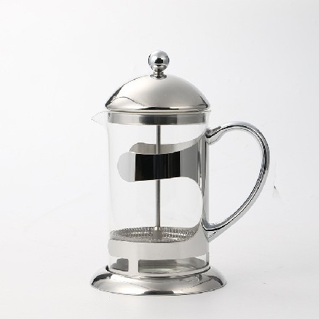 French press pot, coffee pot, household filter cup, hand brewed French press pot, tea brewing and coffee making utensils, stainless steel