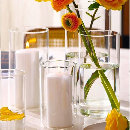 Modern minimalist glass candle holder aromatherapy candle holder creative home decoration desktop decoration candle holder customization