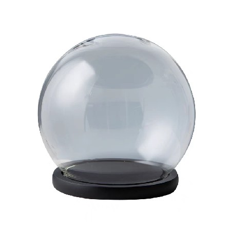 高硼硅球形玻璃罩摆件防尘罩永生花手办生日礼物收纳玻璃瓶可定制