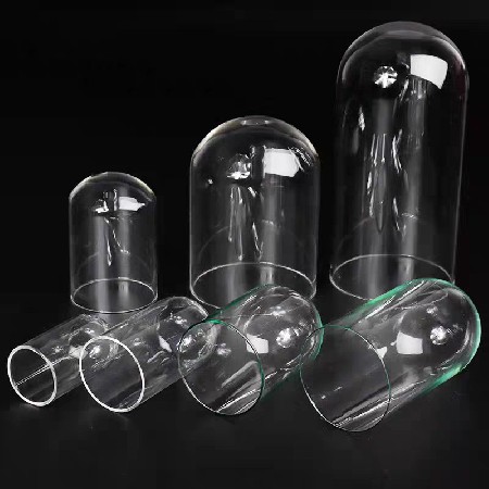 创意高硼硅玻璃罩透明防尘罩蛋糕玩具手办永生花玻璃罩摆件可定制