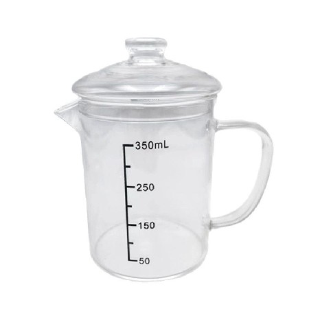 Glass measuring cup with high borosilicate precision and scale for kitchen use, high temperature resistant with handle, coffee cup baking measuring tool