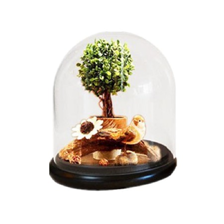 透明永生花玻璃罩子家居装饰品摆件工艺品防尘罩欧式罩展示罩定制