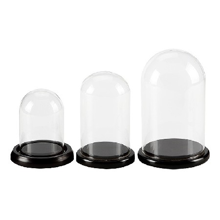 高硼硅永生花玻璃罩u形玻璃钟罩圆形蛋糕玻璃罩复古风玻璃罩 定制