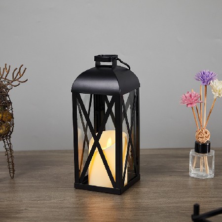 欧式手提蜡烛台复古铁艺风灯中式婚庆摆件马灯户外庭院落地灯定制