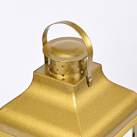 Iron glass candle holder, classical fashion, light luxury, retro windproof candle holder, hotel home, living room decoration customization