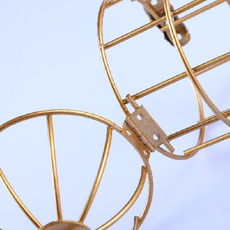 鸟笼北欧风不锈钢风灯笼烛台家具复古铁艺烛台工业风餐桌装饰定制