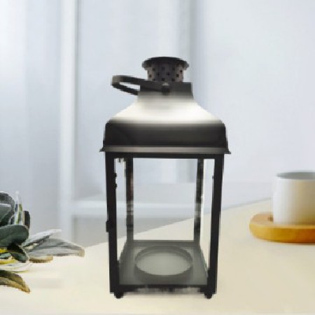 高颜值LED风灯蜡烛台 电子孔明灯 轻奢复古客厅摆件