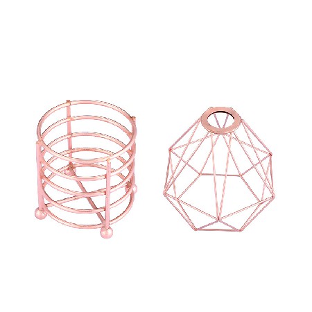 Home decoration metal candle holder lampshade ventilation creative ornament geometric streamline design iron candle holder wind lamp home customization