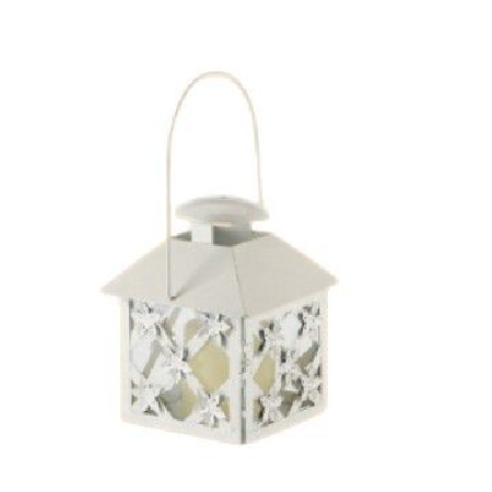 时尚现代简约蜡烛风灯酒店婚礼家居装饰白色风灯手提不锈钢可定制