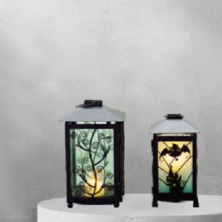 Vintage wrought iron wind lanterns, antique hollowed out home decor, European style rose carvings, atmosphere decorations, wholesale customization