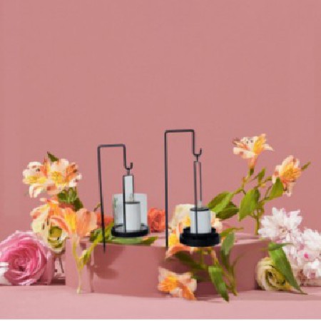 欧式铁艺烛台 高硼硅玻璃蜡烛台 婚庆家居创意吊式工艺小摆件定制