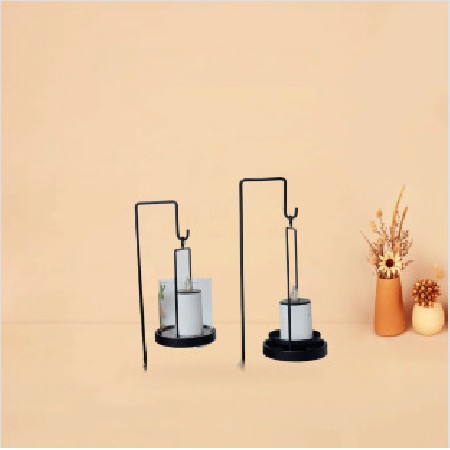 欧式铁艺烛台 高硼硅玻璃蜡烛台 婚庆家居创意吊式工艺小摆件定制