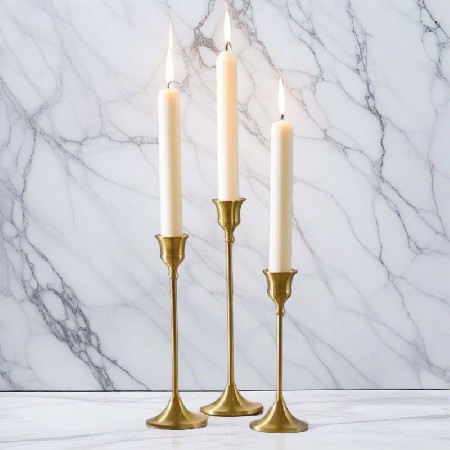 烛台摆件蜡烛台三件套简约家居风格浪漫烛光晚餐婚庆道具烛台批发