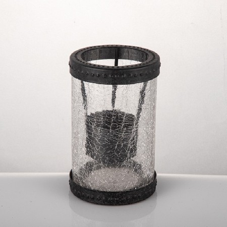 磨砂玻璃蜡烛台现代简约浪漫婚庆节日酒店家居餐桌装饰摆件品定制