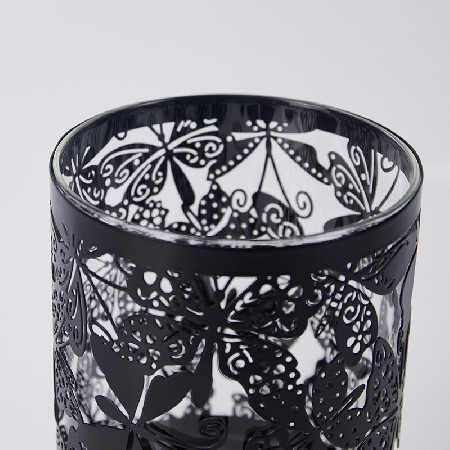 Vintage Nordic Candlestick Terrace Western Restaurant Romantic Candlelight Dinner Decoration Home Table Decoration Iron Candlestick Customization