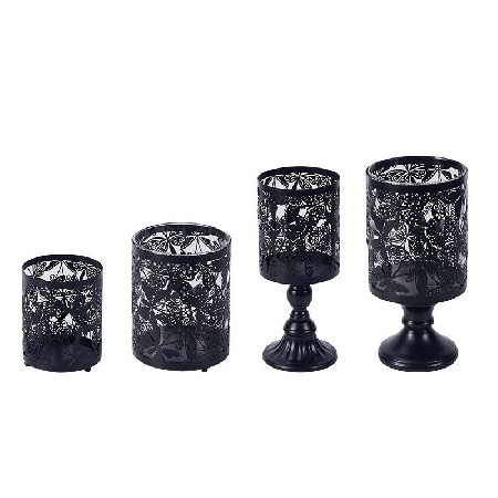 Vintage Nordic Candlestick Terrace Western Restaurant Romantic Candlelight Dinner Decoration Home Table Decoration Iron Candlestick Customization