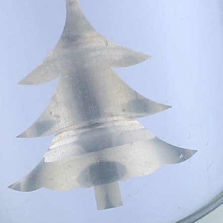 Candle Cup Christmas Tree Romantic Atmosphere Candle Cup Glass Candlestick DIY Home Decoration Ornament Decoration Festival Supplies Customization