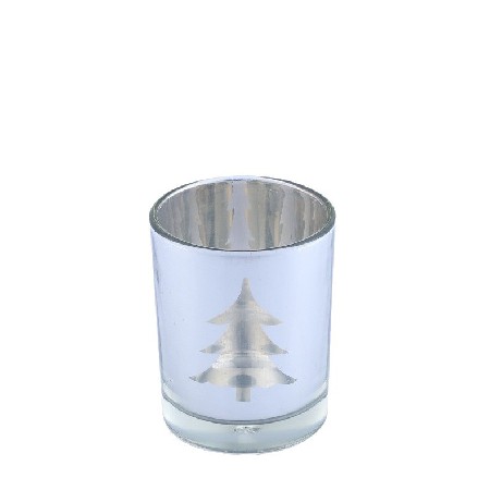 Candle Cup Christmas Tree Romantic Atmosphere Candle Cup Glass Candlestick DIY Home Decoration Ornament Decoration Festival Supplies Customization