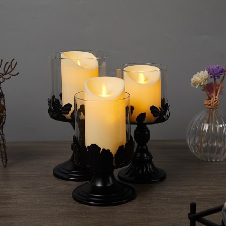 Luxury Candles Taipei European Romantic Wedding Festival Table Candlelight Dinner Decorations Vintage Candlestick Customization