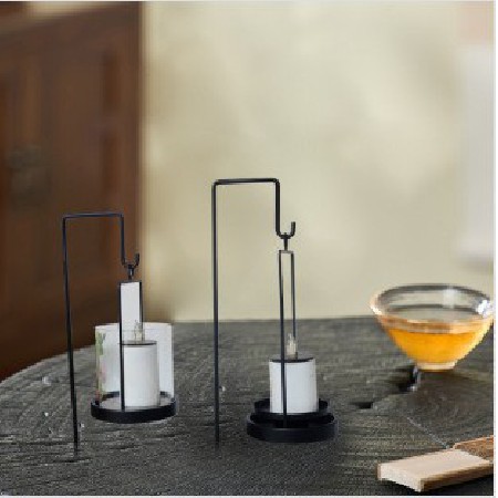 Iron Candle Stand Vintage Candlestick Wedding Hotel Home Dining Table Festival Decoration Creative Hanging Ornament Customization
