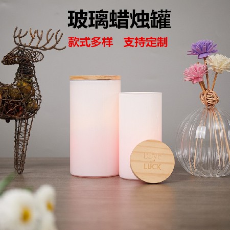 Glass bottle candles, romantic Valentine's Day candlelight dinner, birthday party, Western restaurant, hotel decoration ornaments