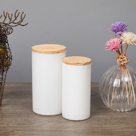 玻璃蜡烛筒情人节生日派对西式餐厅酒店装饰摆件浪漫烛光晚餐定制