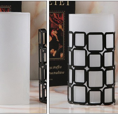 金属烛台镂空铁艺蜡烛台餐厅婚礼酒店家居桌面装饰氛围感摆件定制