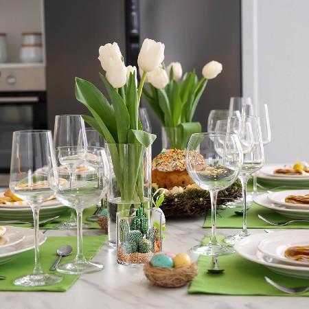 Cylindrical glass vase, fresh flowers, hydroponic plants, succulent landscape, ecological vase, home decoration decoration, vase customization