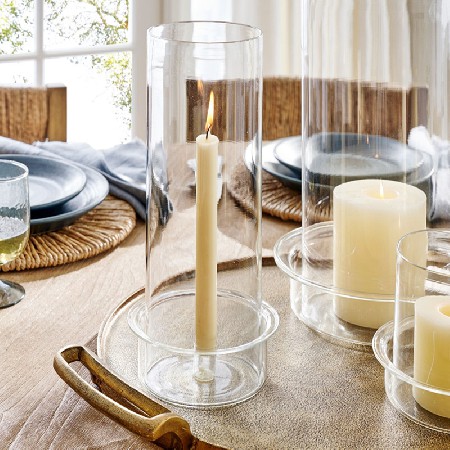 蜡烛台玻璃罩欧式婚礼装饰镂空防风罩供佛酥油灯两头相通摆件定制