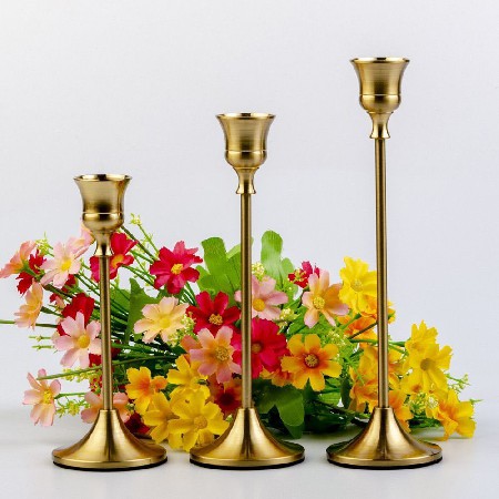 Candlestick stand three piece set, simple home style, romantic candlelight dinner, wedding props, candle holder ornaments, candle holder wholesale