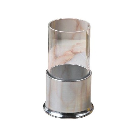 简约透明玻璃烛台圆柱形蜡烛杯浪漫风灯婚庆会场酒店装饰摆件定制