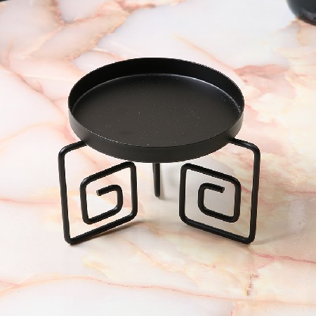 铁艺蜡烛台现代简约玻璃烛台摆件烛光晚餐工艺品家居婚庆装饰定制