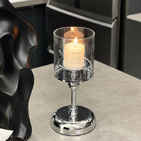 Vintage Candlestick Aromatherapy Candle Home Candlelight Dinner Prop Romantic Candle Pedestal Table Decoration Ornament