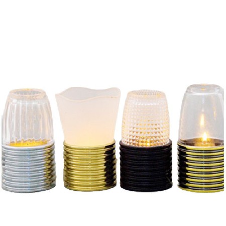 铁艺蜡烛台灯泡造型创意烛台婚礼酒店餐桌防风家居装饰摆件品定制