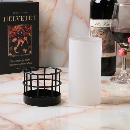 欧式金属烛台摆件复古金玻璃风灯软装家居装饰品铁艺批发烛光装饰