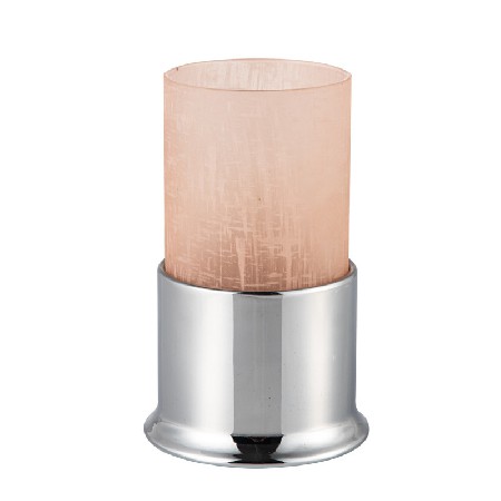 European style glass candle holder frosted pink simple candle holder romantic decoration candle stand decoration wedding home can be customized