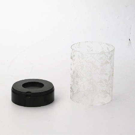 Modern Simple Candlestick Glass Candlestick Cup European Wedding Road Props Hotel Model Room Western Restaurant Bar Candlelight