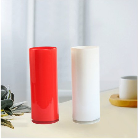 销售批发高硼硅玻璃管工艺蜡烛杯加厚彩色高硼硅插花手工