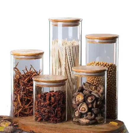 玻璃密封罐玻璃密封罐厨房食品防潮储物罐杂粮坚果陈皮茶叶罐批发