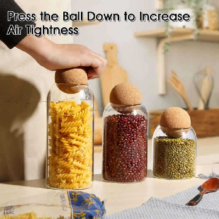 玻璃密封罐储物罐家用厨房食品储存罐五谷杂粮坚果豆类玻璃罐定制