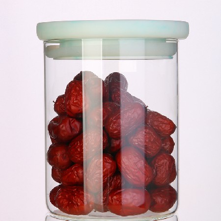 密封罐玻璃瓶透明茶叶罐厨房食品杂粮储物罐家用带盖收纳罐定制