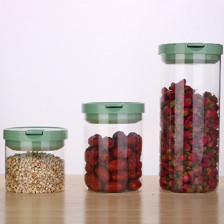 玻璃密封罐蜂蜜柠檬百香果食品瓶子杂粮透明储物罐带盖玻璃罐定制