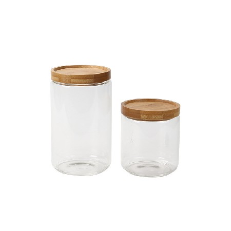 Sealed jar, glass bottle, transparent small tea jar, household kitchen food, miscellaneous grain storage box, customized storage jar