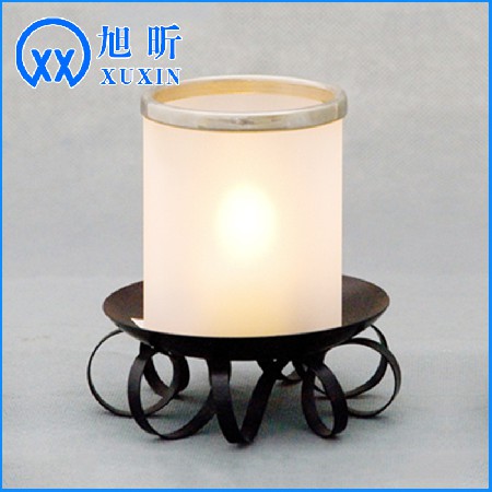 婚礼铁艺烛台工艺不锈钢酒店装饰家用餐厅餐台摆件品简约