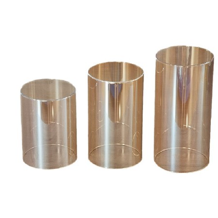 高硼玻璃管大口径厚壁耐高温玻璃筒插画玻璃管跨境供货批发可定制